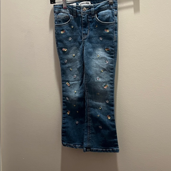 Zunie Blue Denim Jeans with Embroidery - Picture 5 of 8